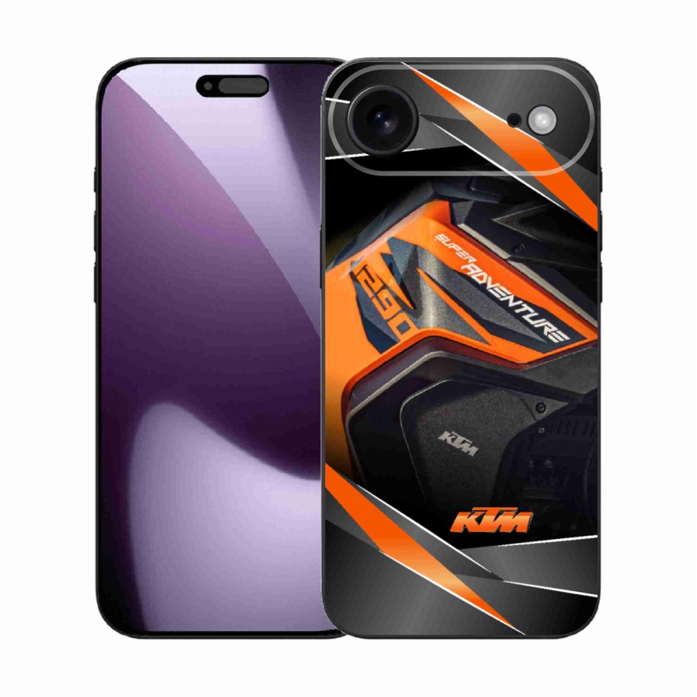 Gelový kryt mmCase na iPhone 17 Air - motorka ktm