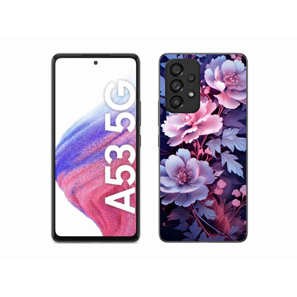 Gelový kryt mmCase na Samsung Galaxy A53 5G - květiny 11