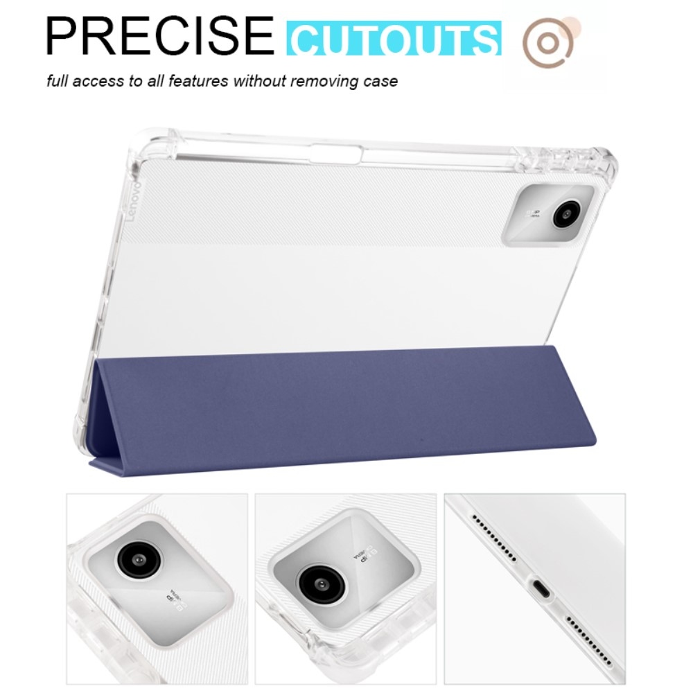 Case chytré zavírací pouzdro na Lenovo Tab M11/Tab K11 - tmavěmodré