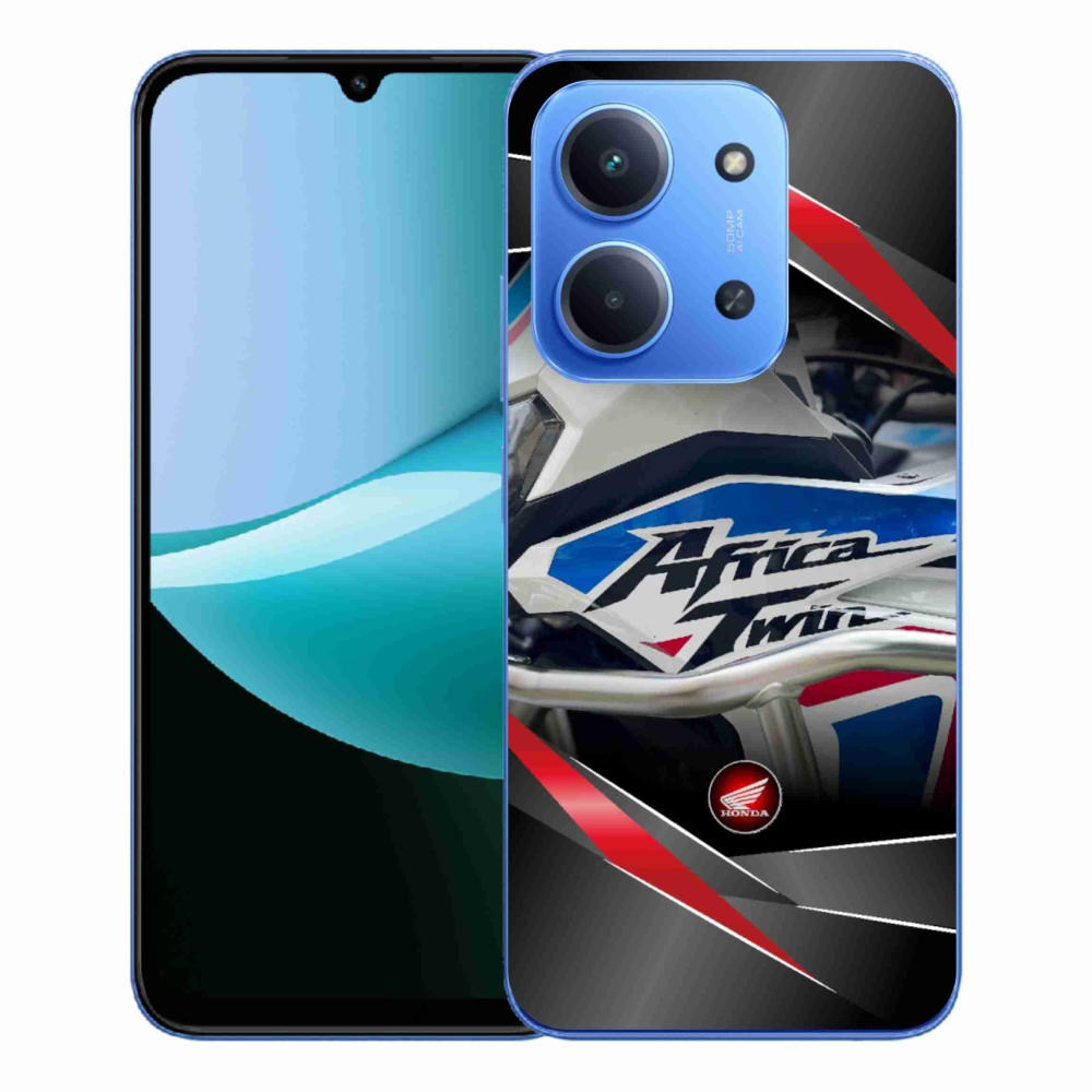 Gelový kryt mmCase na Xiaomi Redmi 15C 4G/5G (173mm) - motorka honda