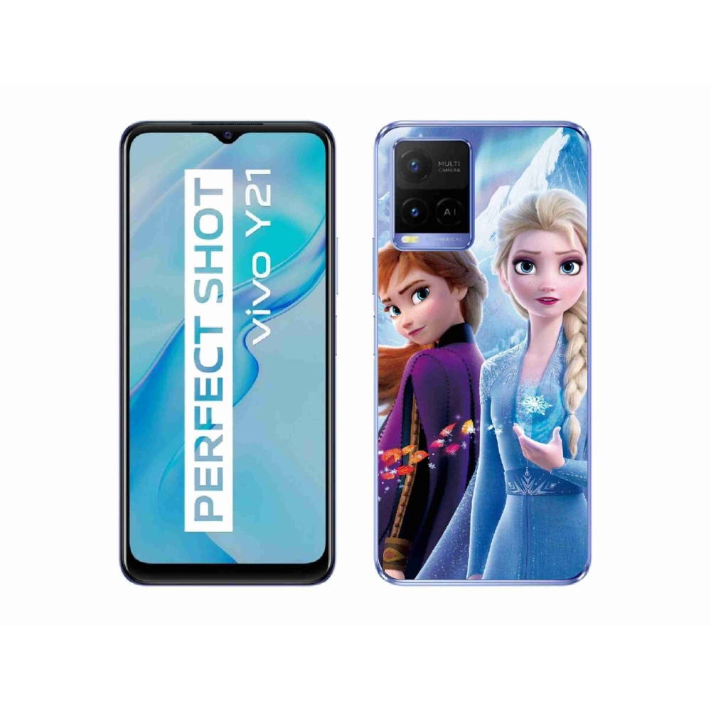 Gelový kryt mmCase na Vivo Y21/Y21s/Y33s - ledové království 3