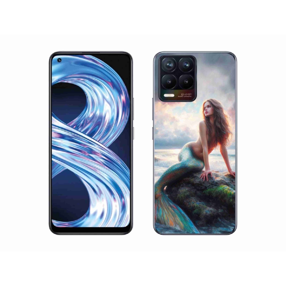Gelový kryt mmCase na Realme 8 Pro - mořská panna