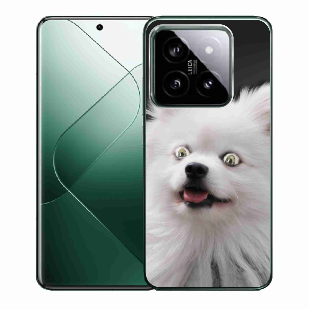 Gelový kryt mmCase na Xiaomi 14 - bílý špic