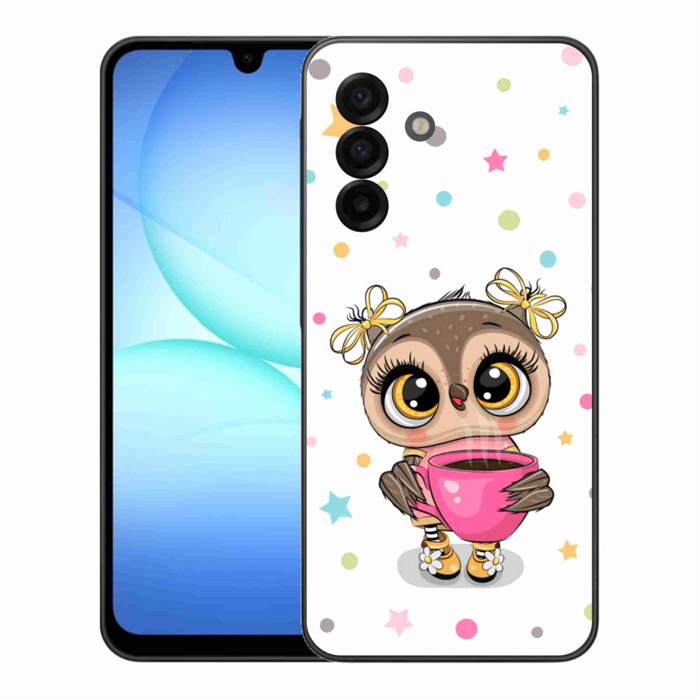 Gelový kryt mmCase na Samsung Galaxy A17 4G/5G - kreslená sovička