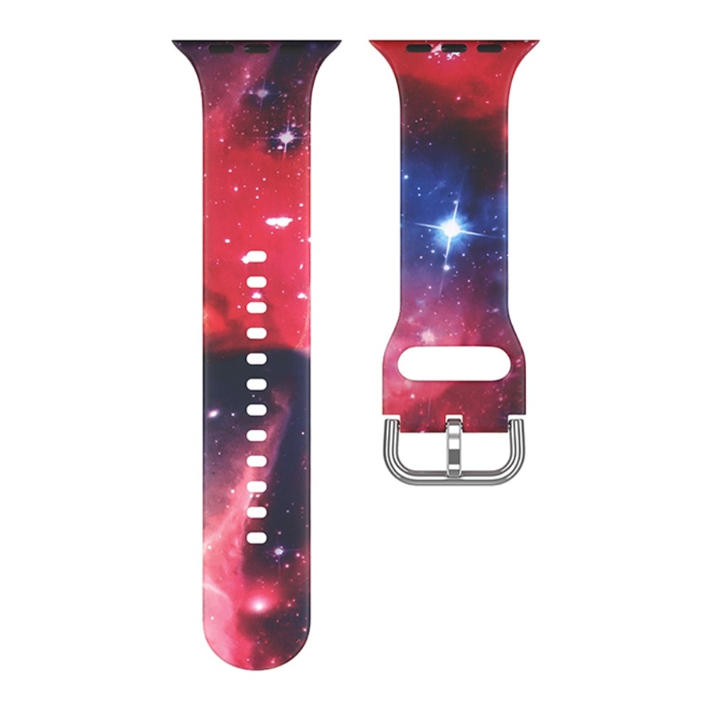 Print silikonový řemínek na Apple Watch Ultra/Ultra 2 49mm/SE/SE 2022/2023 44mm/9/8/7 45mm/6/5/4 44mm/3/2/1 42 mm - vzor E