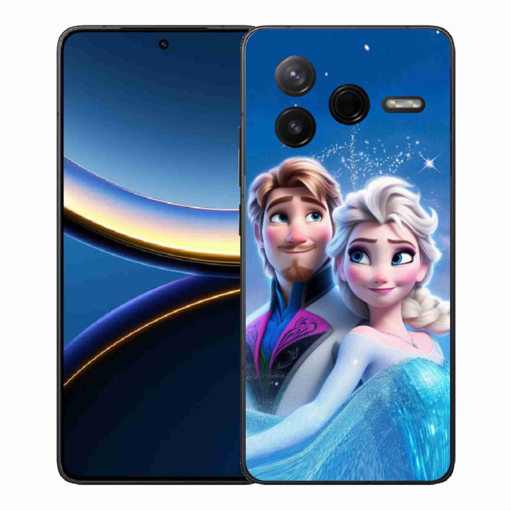 Gelový kryt mmCase na Xiaomi Poco F7 Pro - ledové království 1