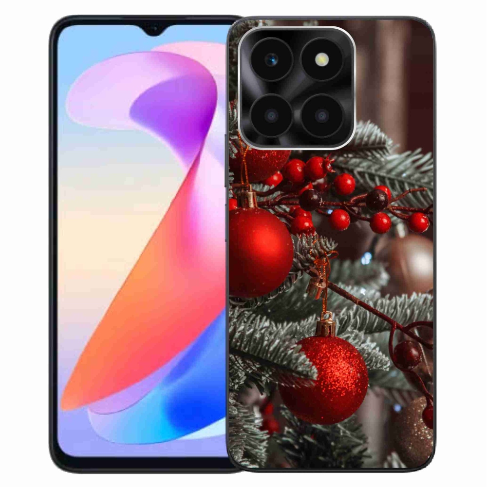 Gelový kryt mmCase na Honor X6a - vánoční ozdoby 2