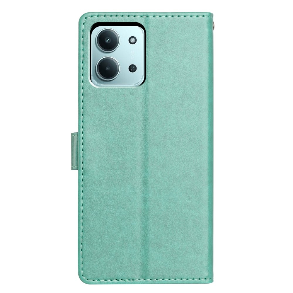 Clots knížkové pouzdro na Xiaomi Redmi 15C 4G (171mm)/Poco C85 4G (171mm) - modrozelené