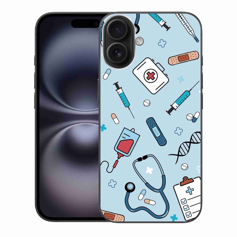 Gelový kryt mmCase na iPhone 16 Plus - zdravotnictví 1