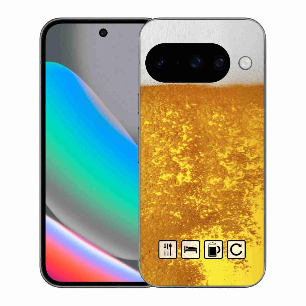 Gelový kryt mmCase na Google Pixel 10 - pivní motiv 3