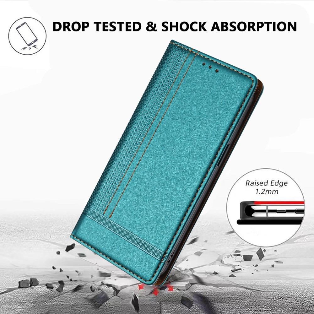 L-Shaped knížkové pouzdro na Honor 400 Lite - zelené