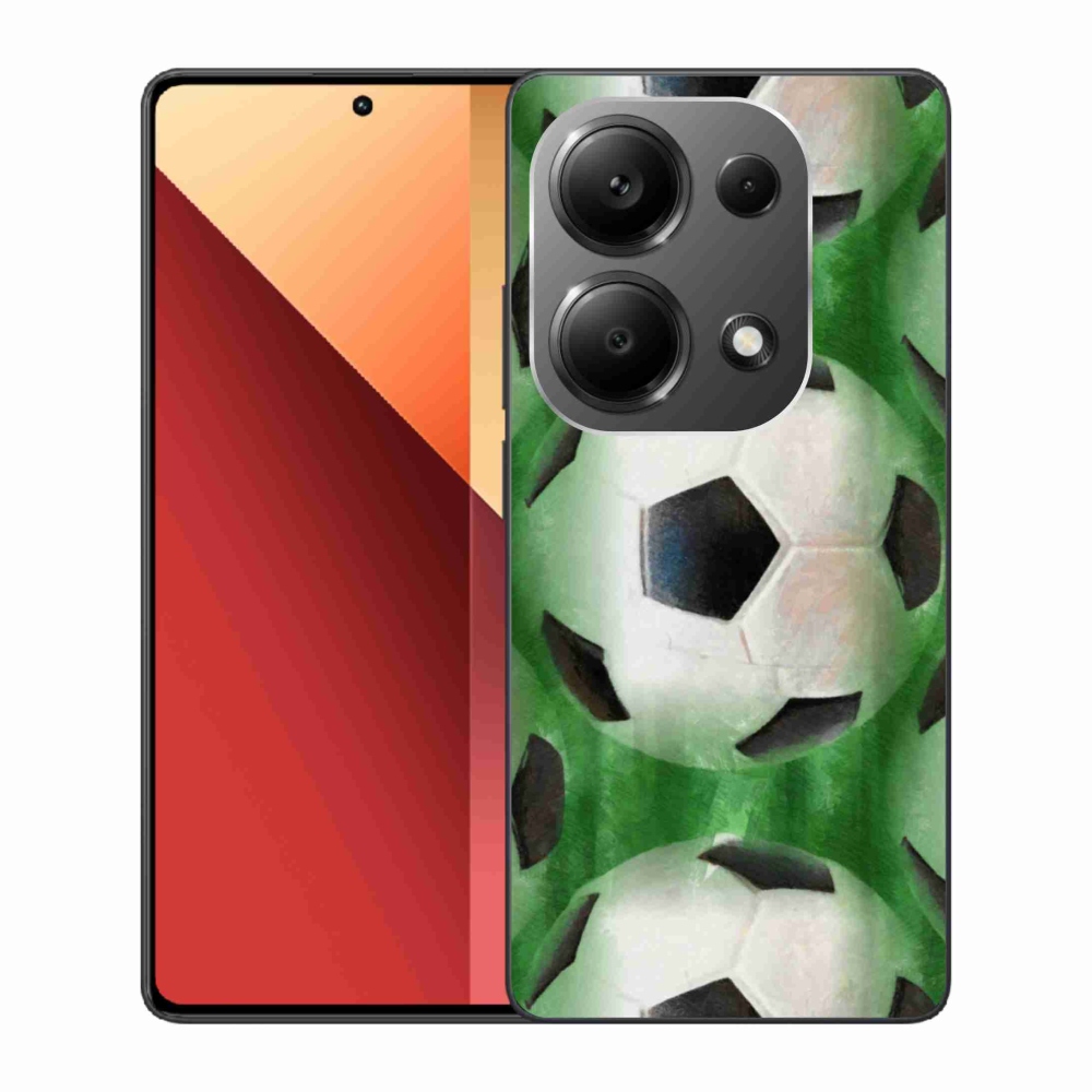 Gelový kryt mmCase na Xiaomi Redmi Note 13 Pro 4G/Poco M6 Pro - fotbalový míč