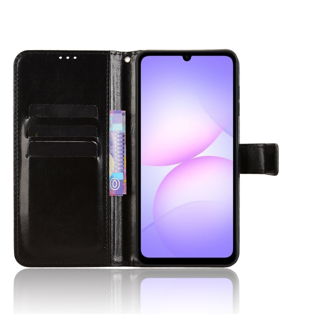 Crazy knížkové pouzdro na Samsung Galaxy A07 4G - černé