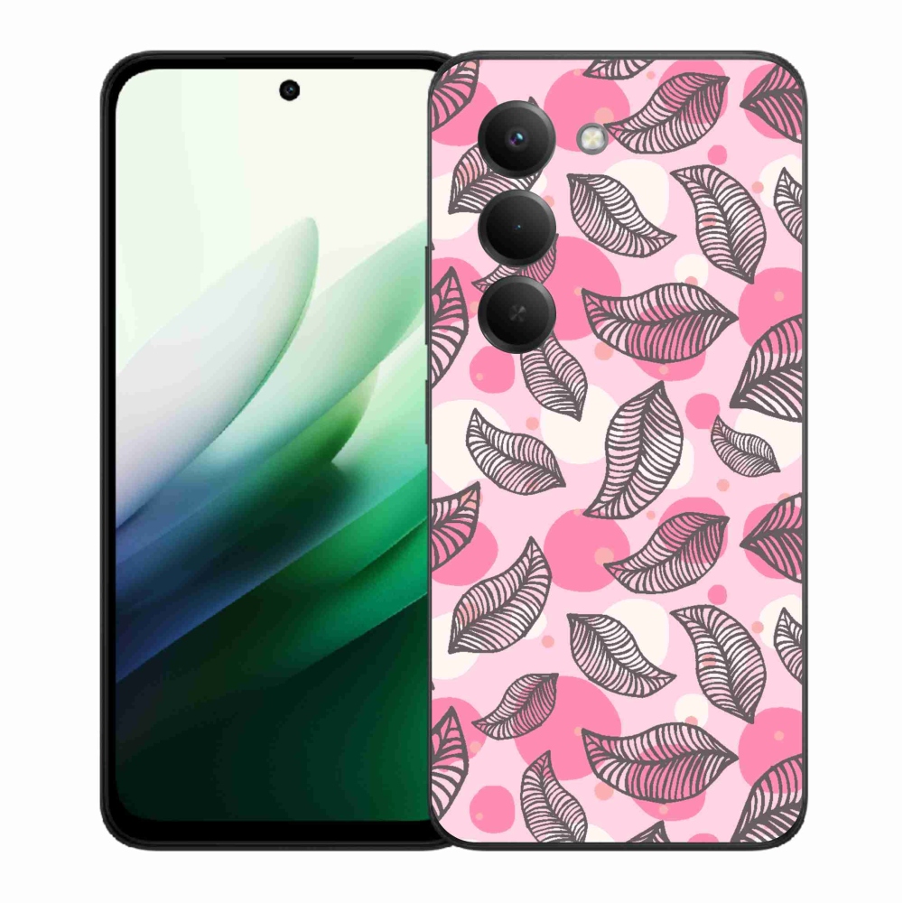 Gelový kryt mmCase na Xiaomi Redmi 15 5G (169mm) - kreslené padající listy