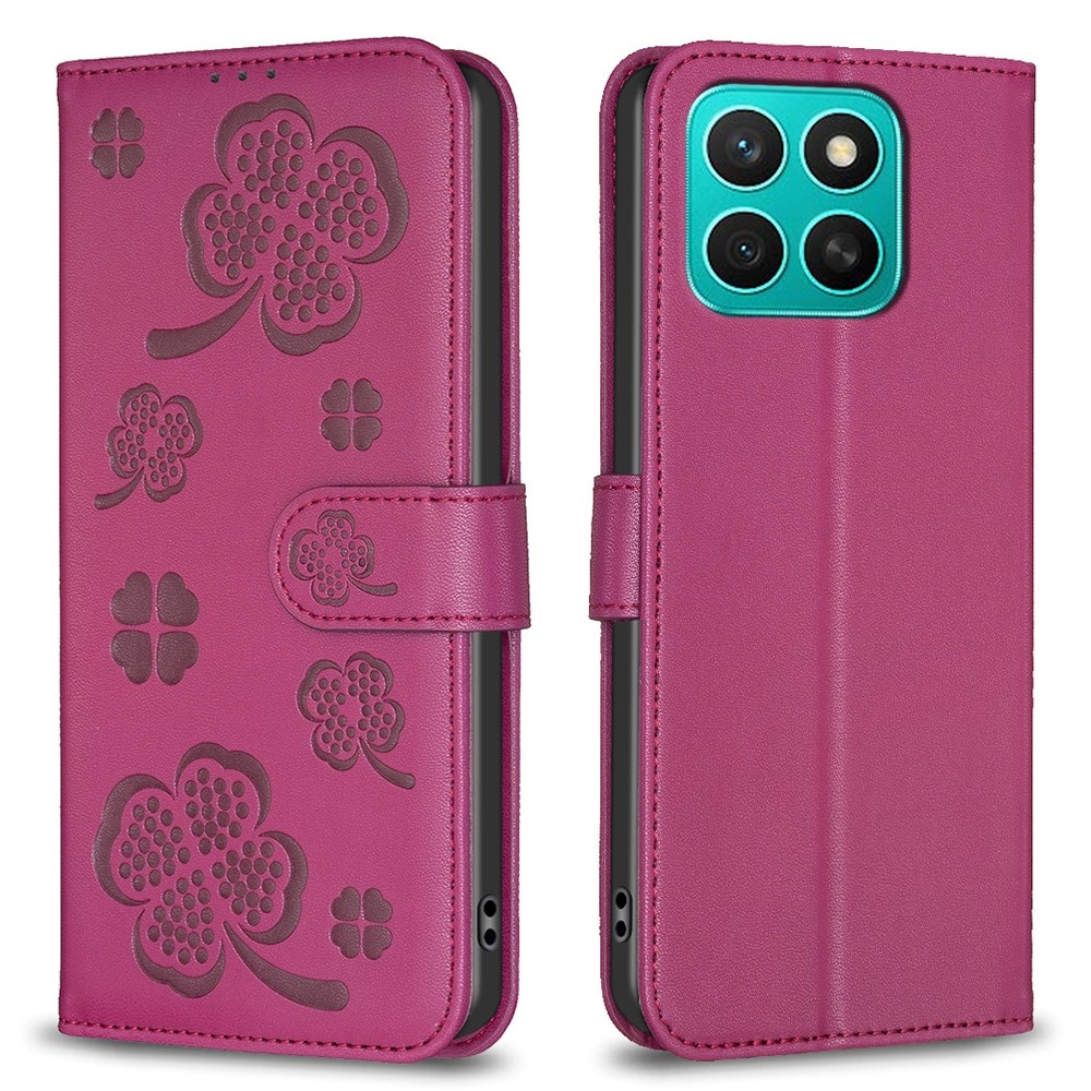 Clover knížkové pouzdro na Honor X8c - rose