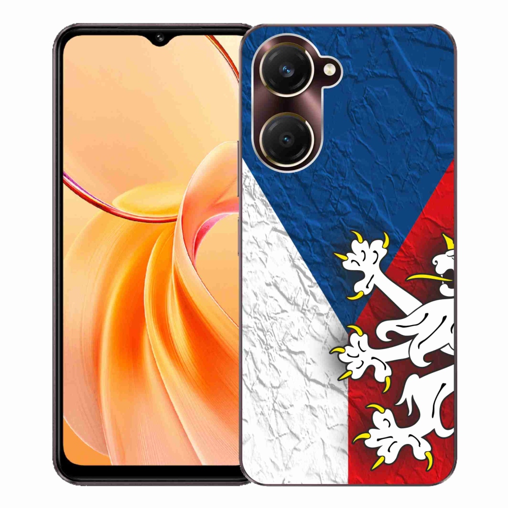 Gelový kryt mmCase na Vivo Y28s 5G - česká vlajka 1