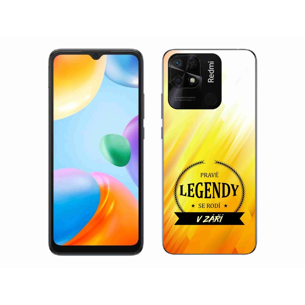 Gelový kryt mmCase na Xiaomi Redmi 10C - legendy v září žluté pozadí