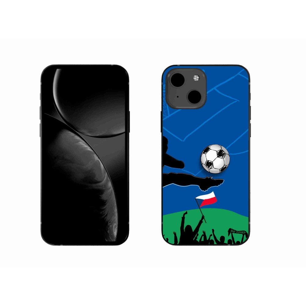 Gelový kryt mmCase na iPhone 13 6.1 - fanoušci fotbalu