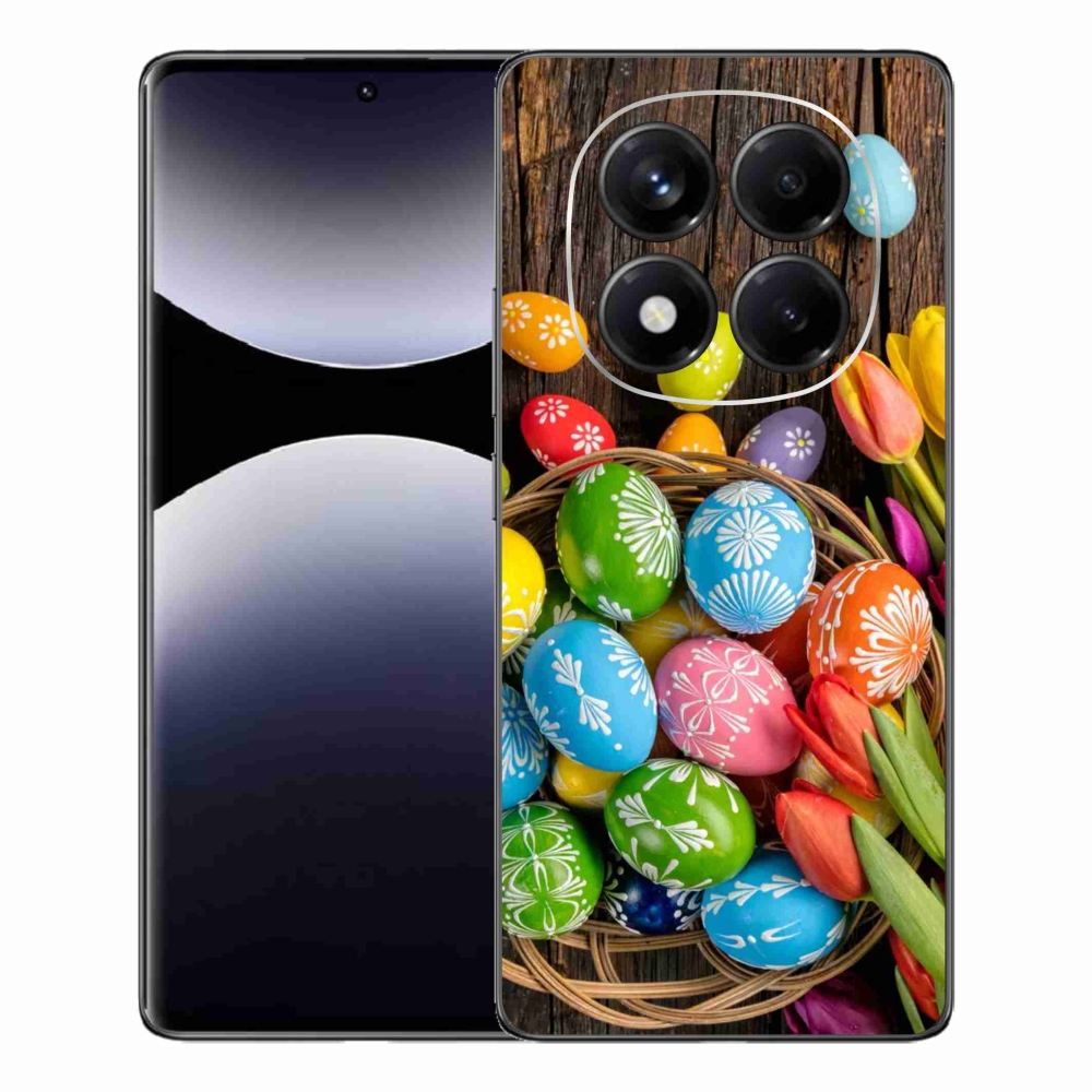 Gelový kryt mmCase na Xiaomi Redmi Note 14 Pro - velikonoční vajíčka