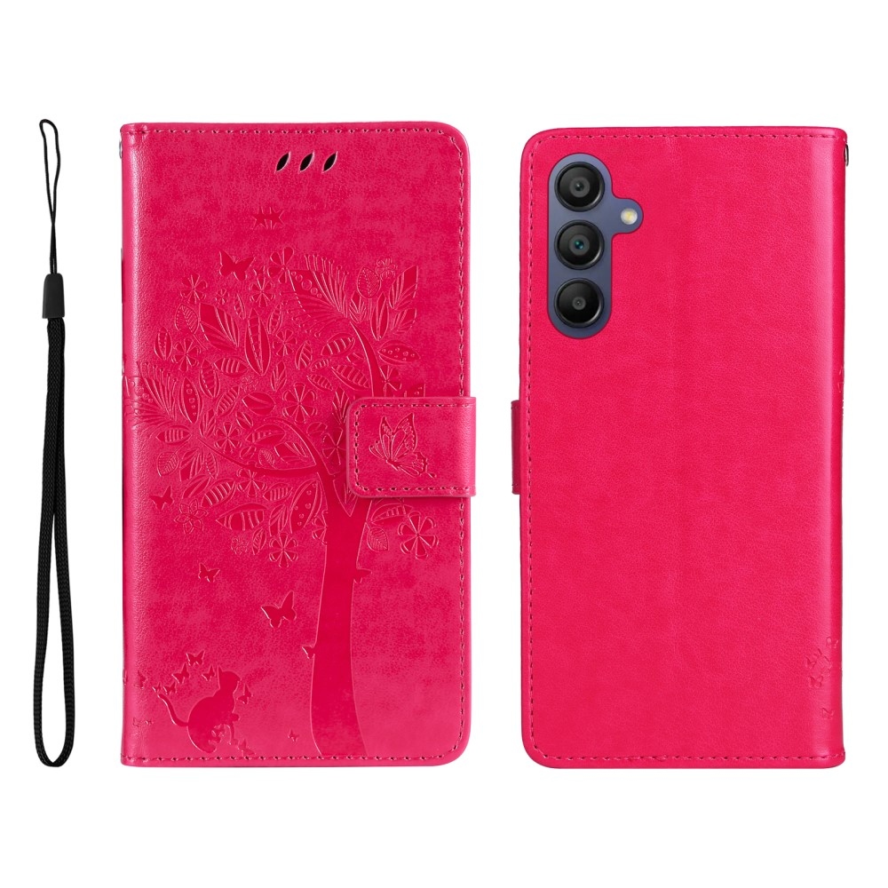 Trees knížkové pouzdro na Samsung Galaxy A16 4G/5G/A26 5G - rose