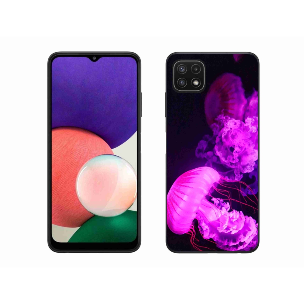 Gelový kryt mmCase na Samsung Galaxy A22 5G - medúza 1