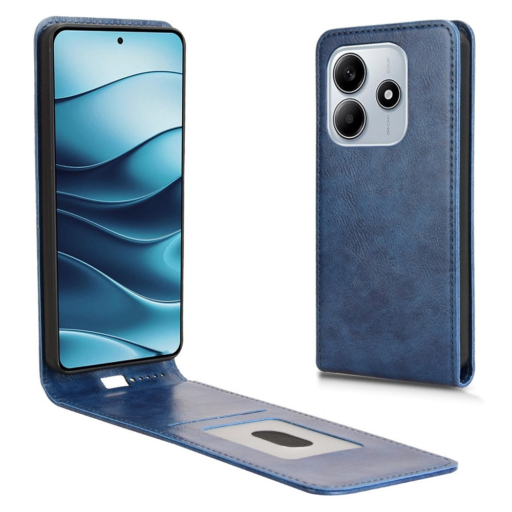 Vert flipové pouzdro na Xiaomi Redmi Note 14 5G - modré