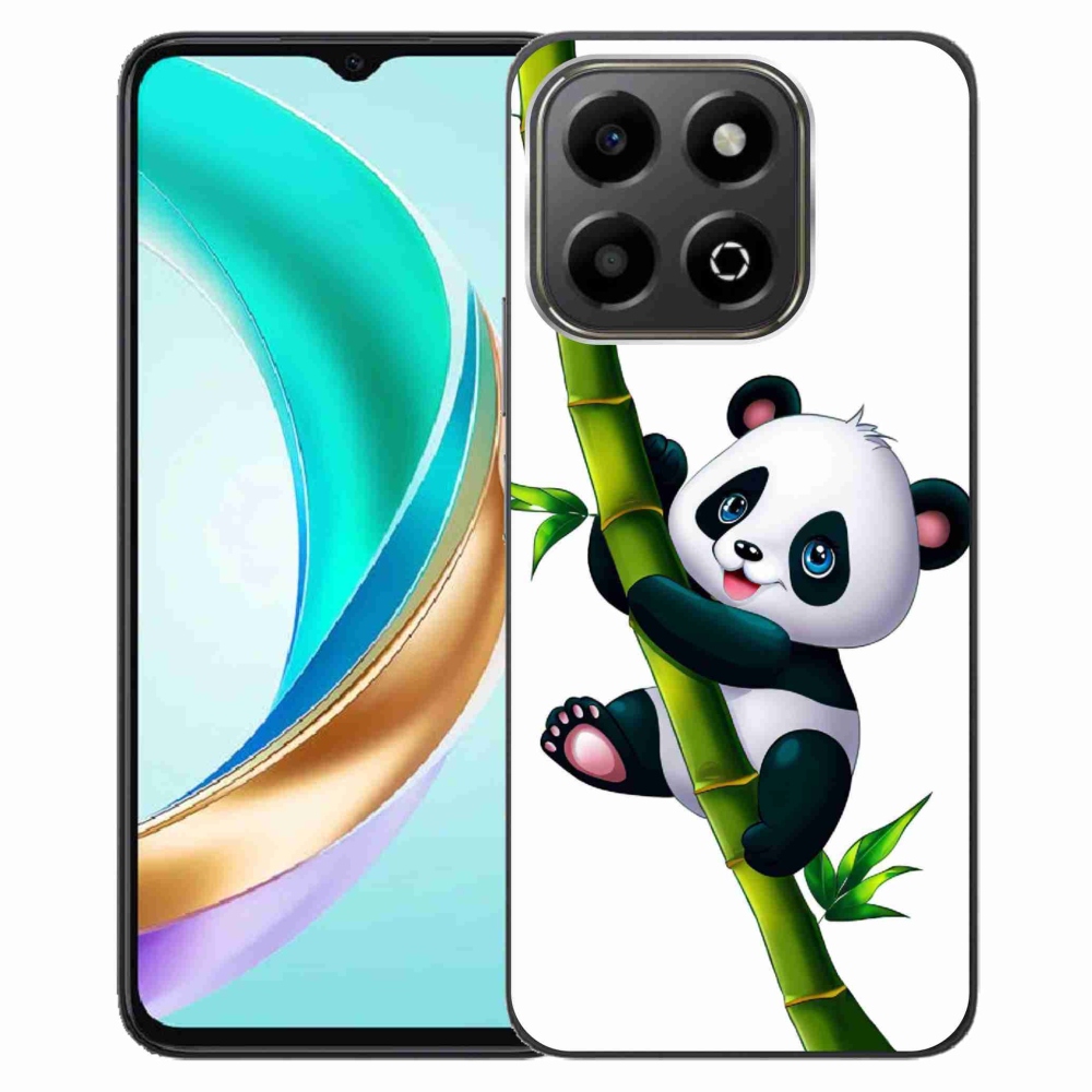 Gelový kryt mmCase na Honor X6b - panda na bambusu