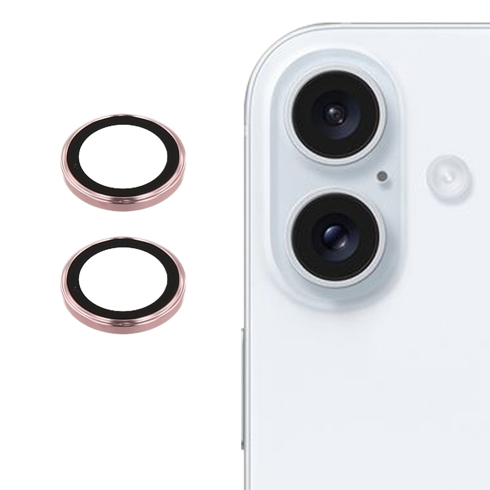 Ultra HD sklo čočky fotoaparátu na iPhone 17 (samostatná skla) - růžové