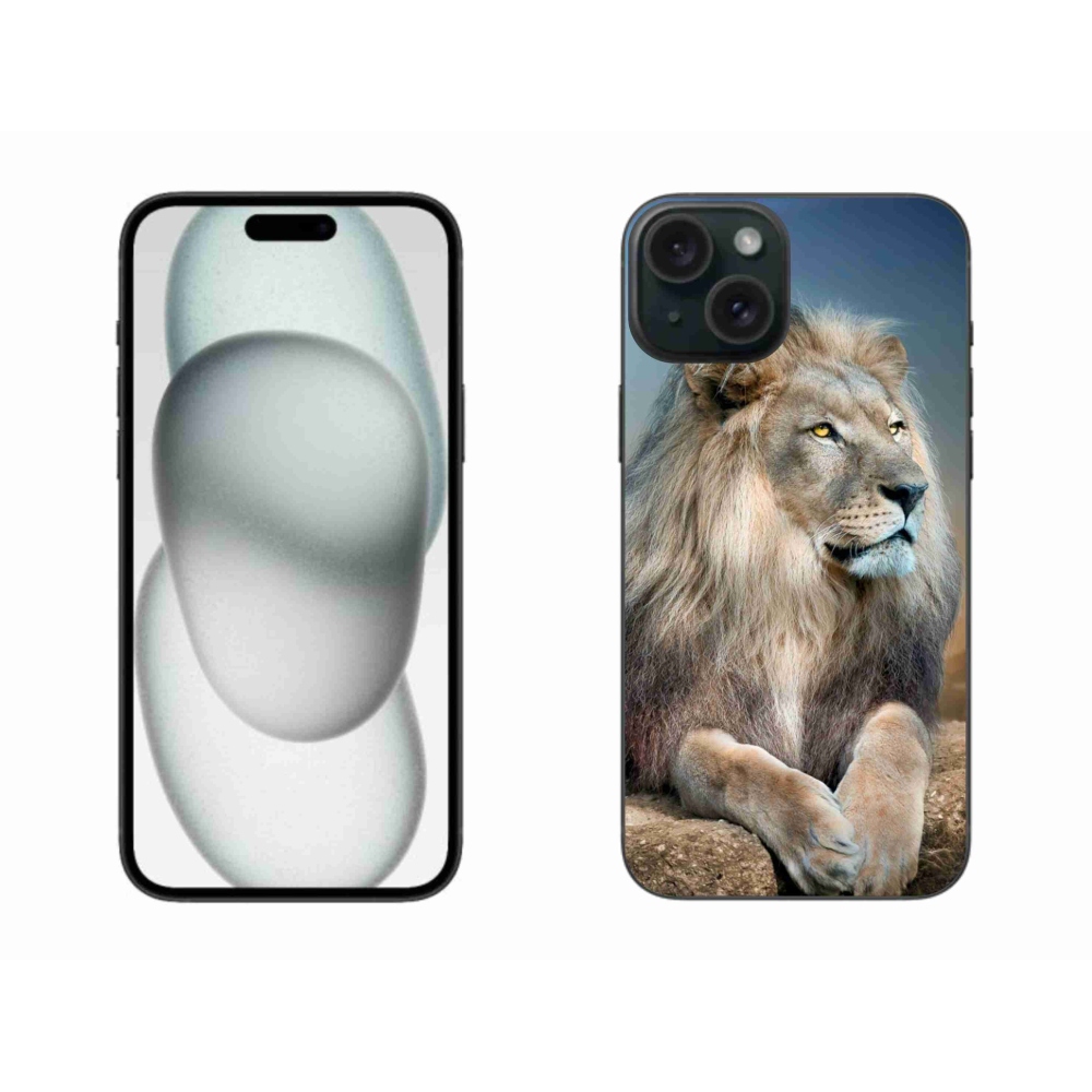 Gelový obal mmCase na iPhone 15 Plus - lev 1