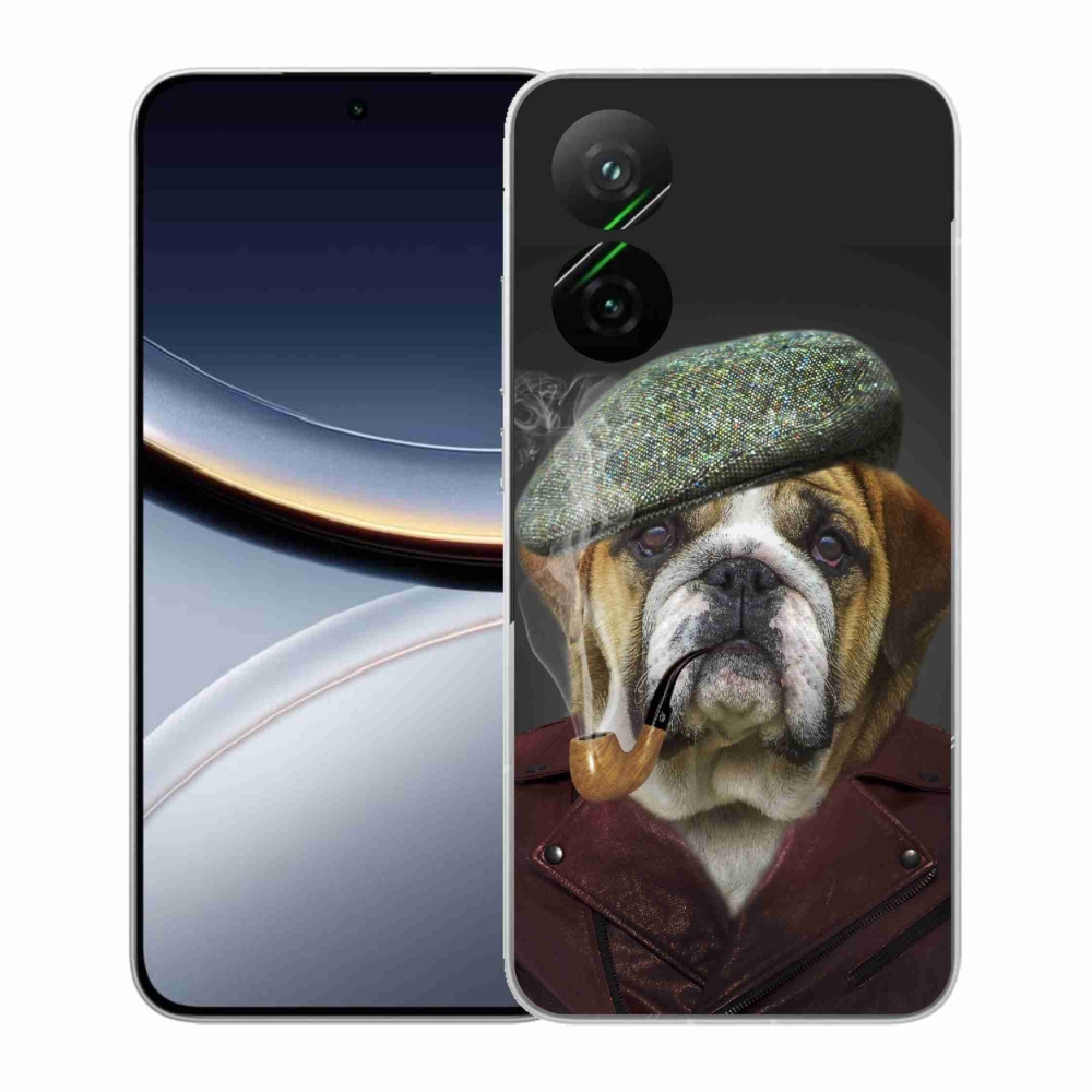 Gelový kryt mmCase na Xiaomi Poco F7 5G - pes s fajfkou