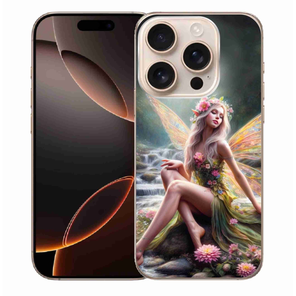 Gelový kryt mmCase na iPhone 16 Pro Max - motýlí žena 1