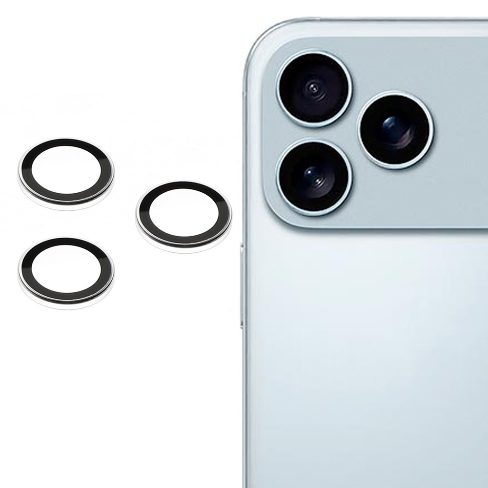 Ultra HD sklo čočky fotoaparátu na iPhone 17 Pro/17 Pro Max (samostatná skla) - průhledné