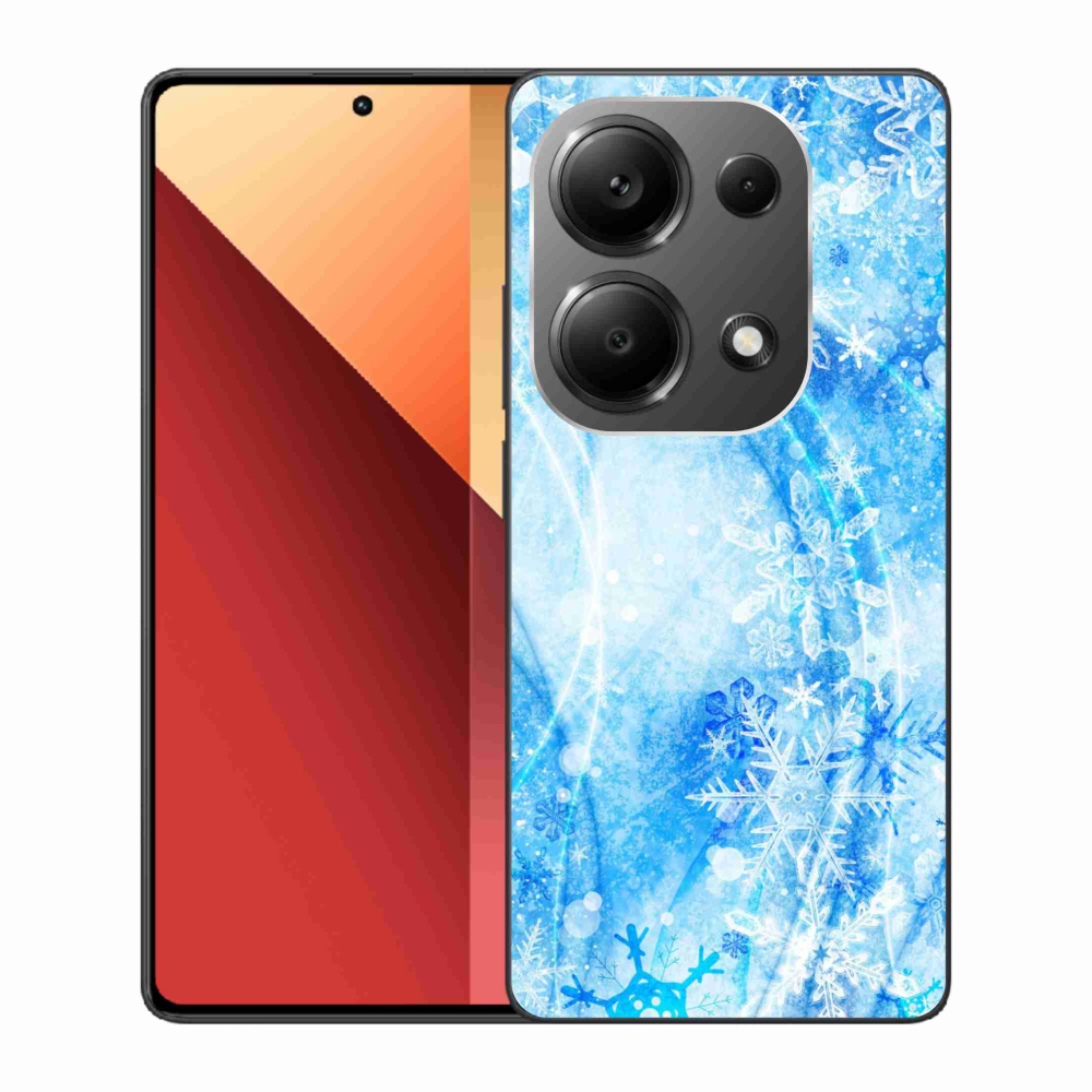 Gelový kryt mmCase na Xiaomi Redmi Note 13 Pro 4G/Poco M6 Pro - sněhové vločky