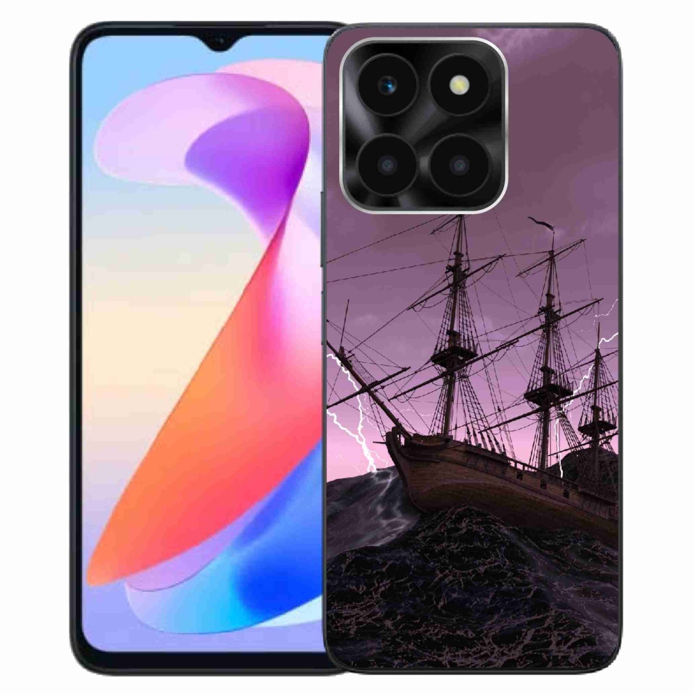 Gelový kryt mmCase na Honor X6a - loď v bouři