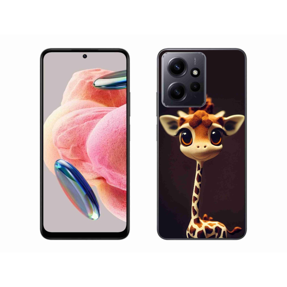 Gelový kryt mmCase na Xiaomi Redmi Note 12 4G - malá žirafa
