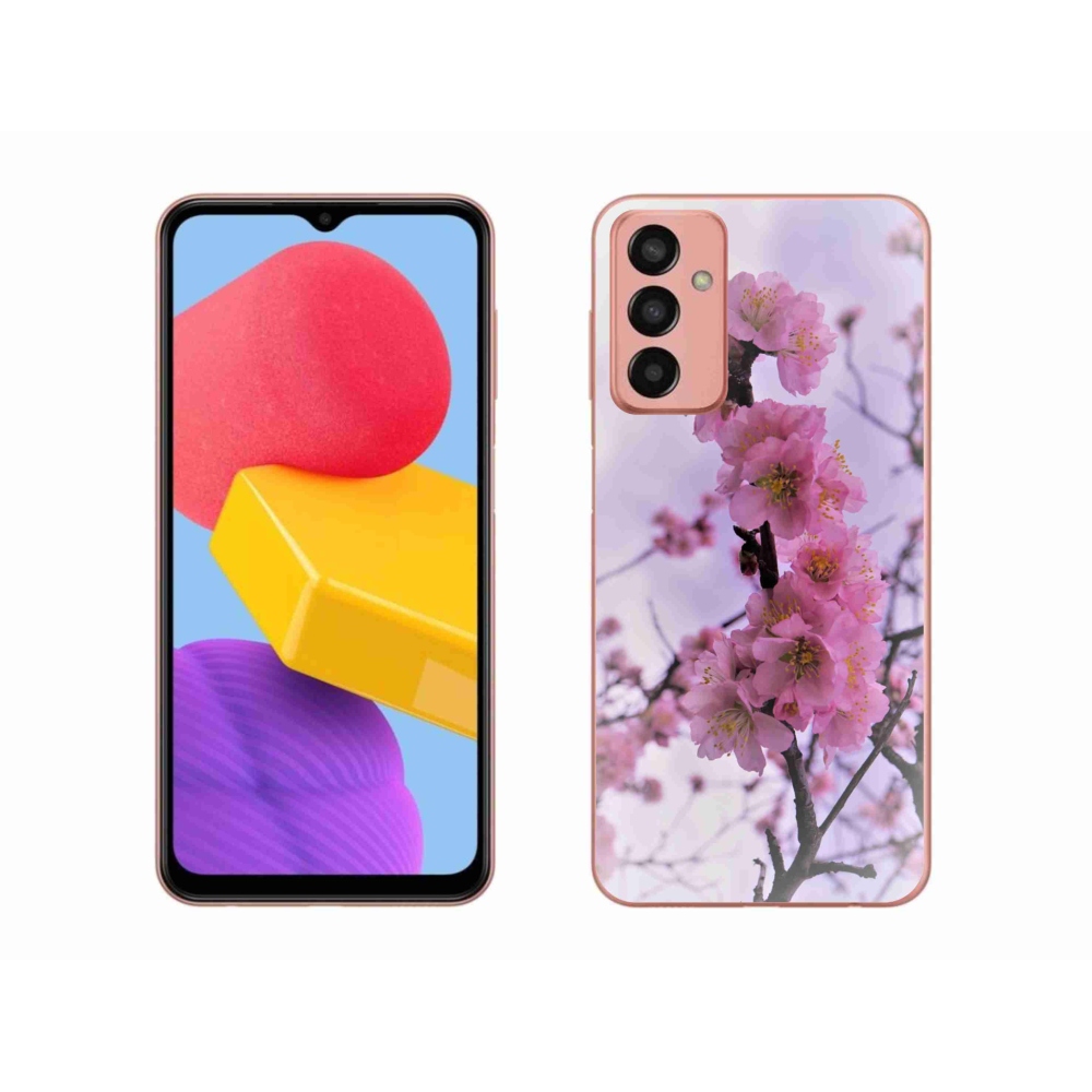 Gelový kryt mmCase na Samsung Galaxy M13 - květiny 7