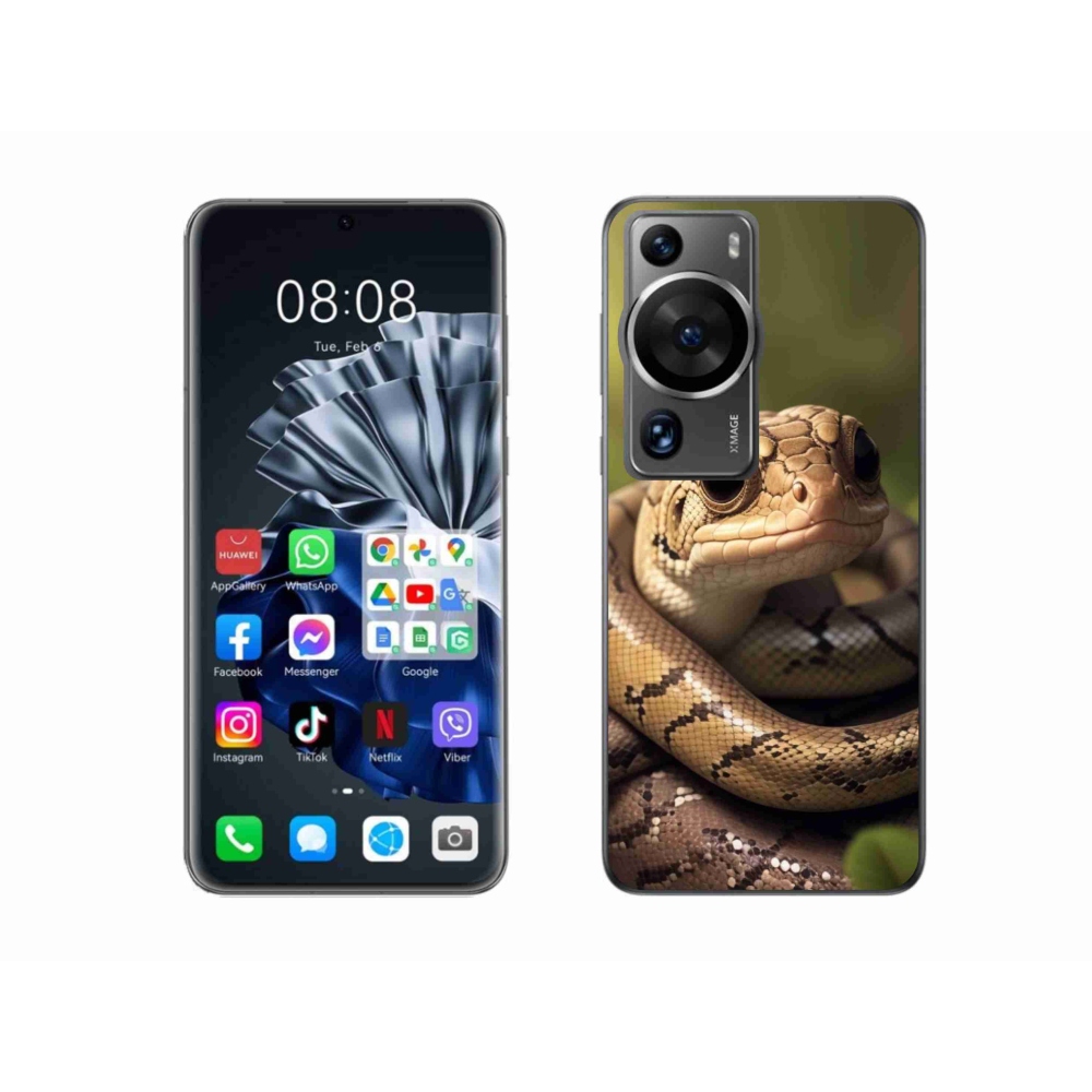 Gelový kryt mmCase na Huawei P60 Pro - had 1
