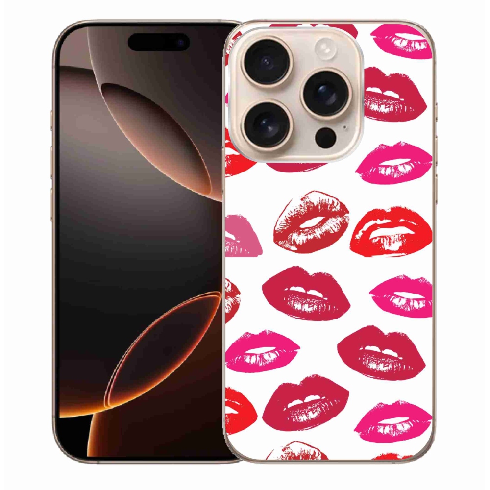 Gelový kryt mmCase na iPhone 16 Pro Max - rty