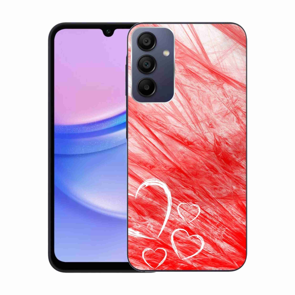 Gelový kryt mmCase na Samsung Galaxy A15 4G/5G - heart