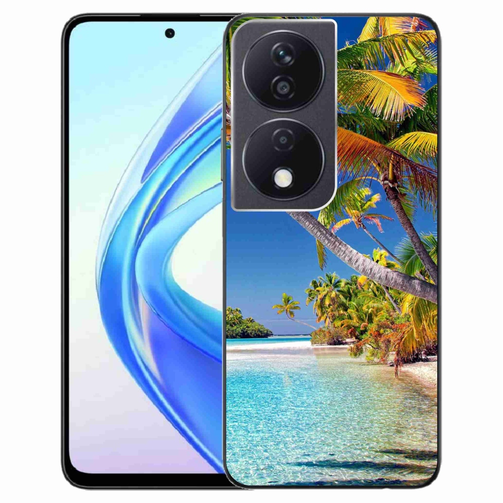 Gelový obal mmCase na Honor X7b/Honor 90 Smart - mořská pláž