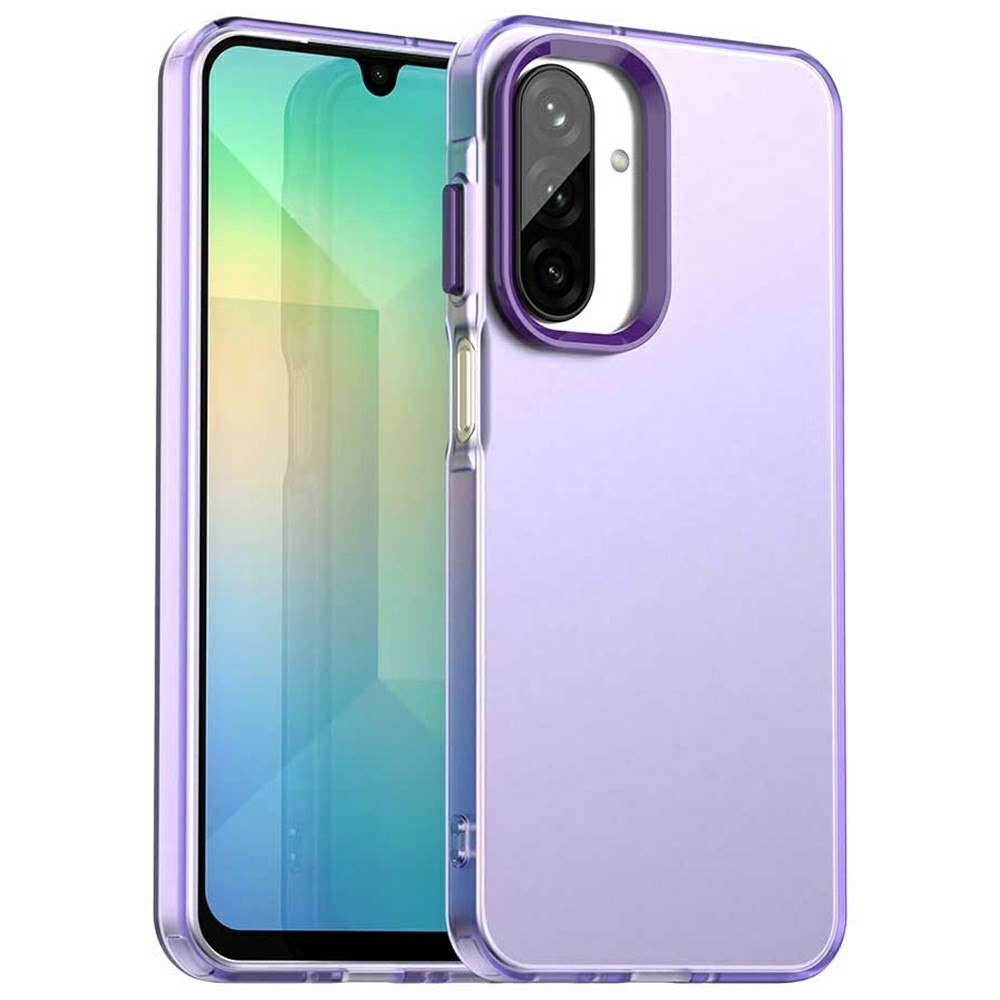 Candy matný gelový obal na Samsung Galaxy A26 5G - fialový