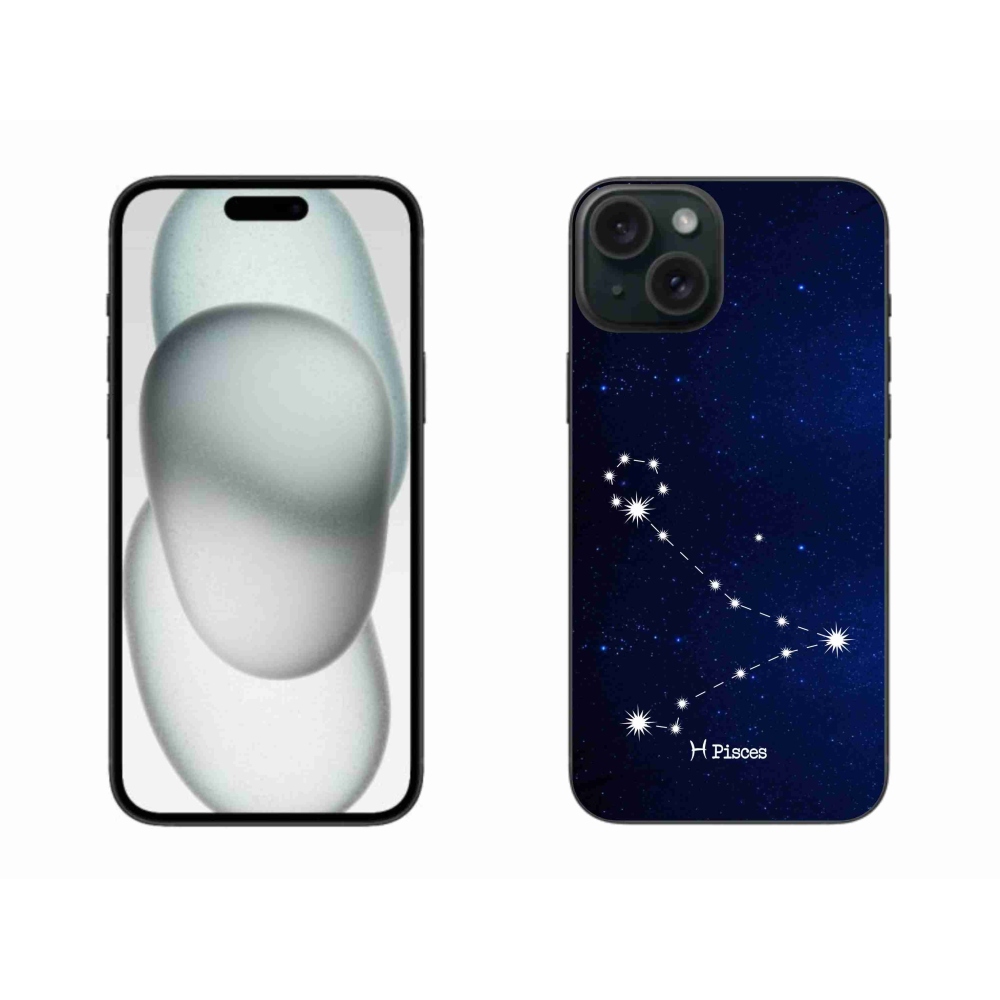 Gelový kryt mmCase na iPhone 15 Plus - souhvězdí Ryby