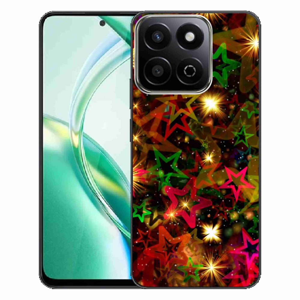 Gelový kryt mmCase na Honor 200 Smart 5G - barevné hvězdičky