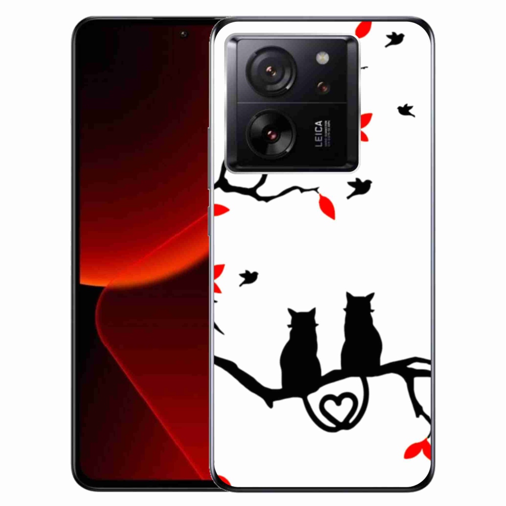 Gelový kryt mmCase na Xiaomi 13T/13T Pro - kočičí láska