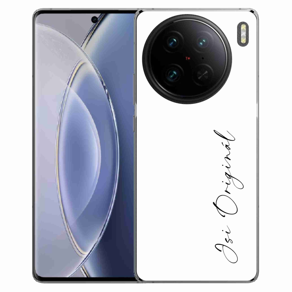 Gelový kryt mmCase na Vivo X90 Pro - jsi originál bílé pozadí