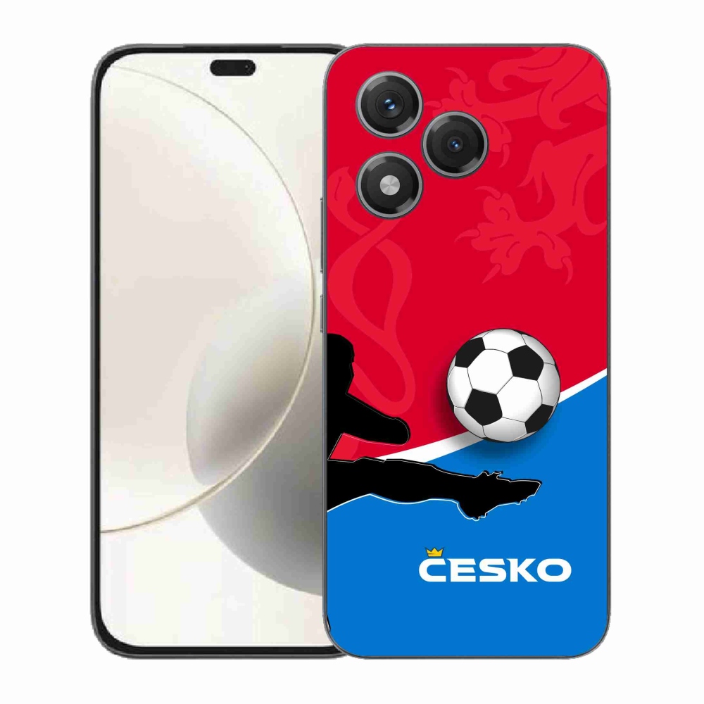 Gelový kryt mmCase na Honor 400 Lite - fotbal Česko 2