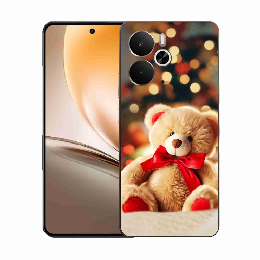 Gelový kryt mmCase na Realme 14 5G - plyšový medvídek
