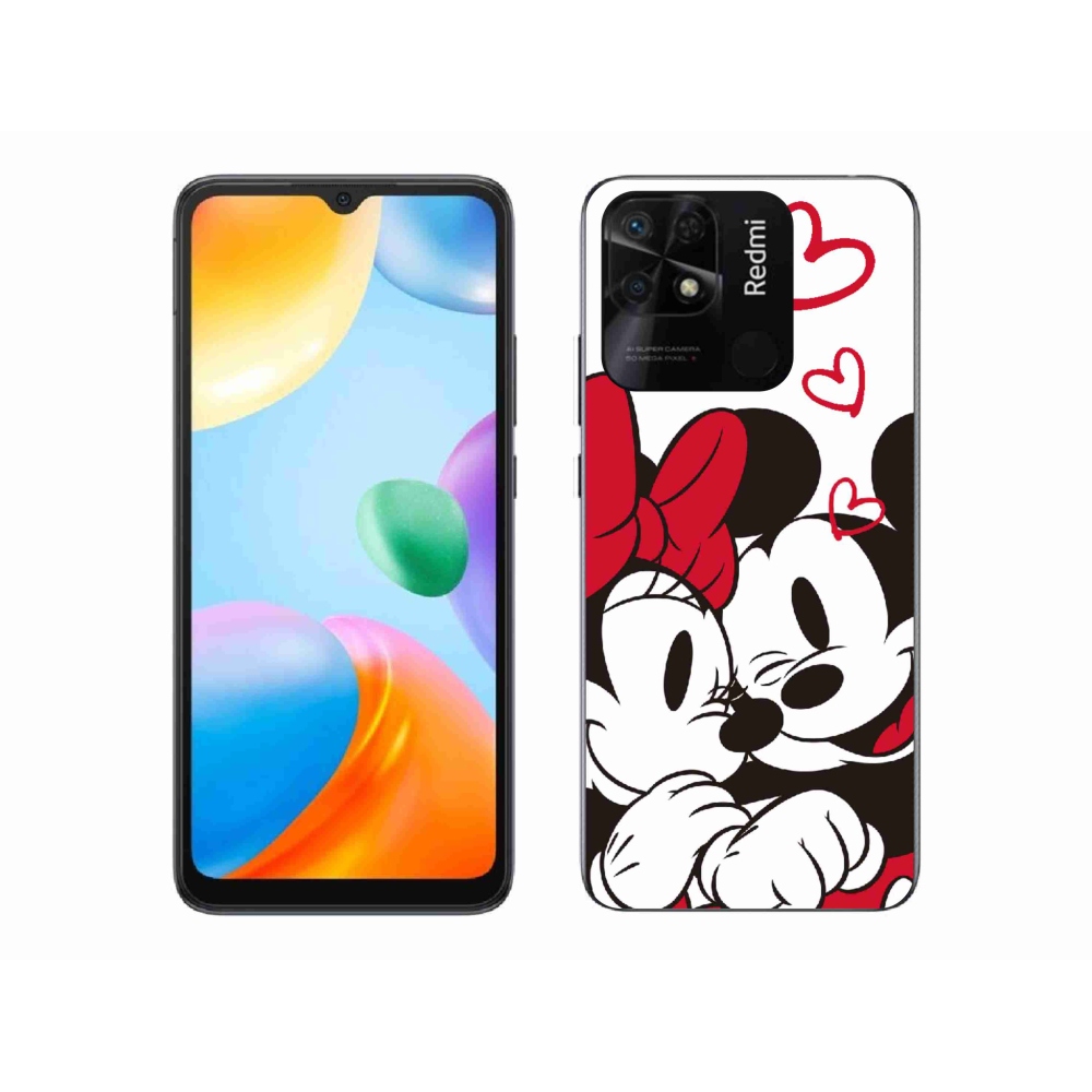 Gelový kryt mmCase na Xiaomi Redmi 10C - minnie a mickey