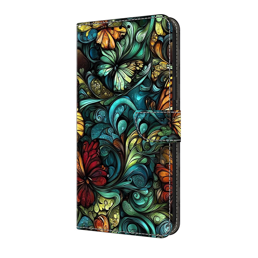 Smooth knížkové pouzdro na Samsung Galaxy A07 4G - akvarelové rostiny