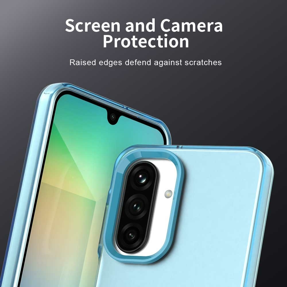 Candy matný gelový obal na Samsung Galaxy A26 5G - modrý